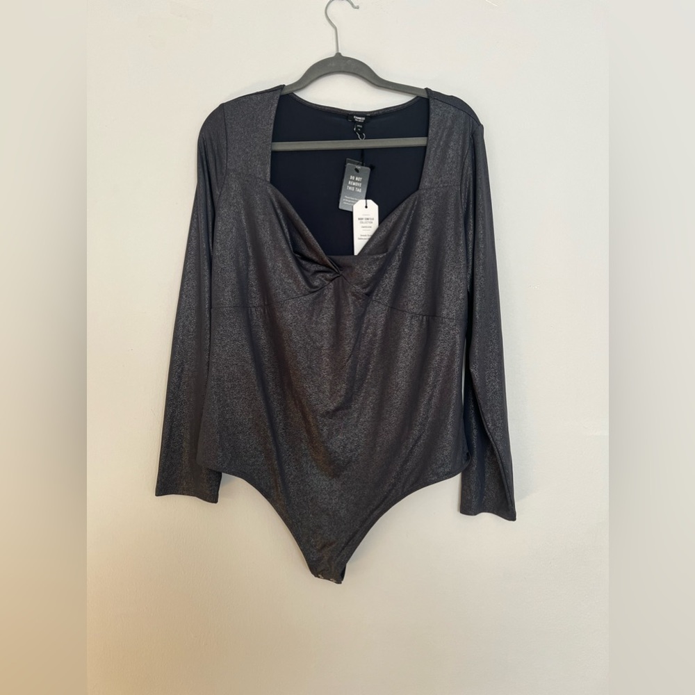 Express Metallic Bodysuit